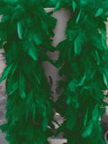 Feather Boa Forest Green Approx 1.8 Metres Long