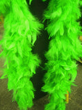 Feather Boa Lime Green Approx 2 Metres Long