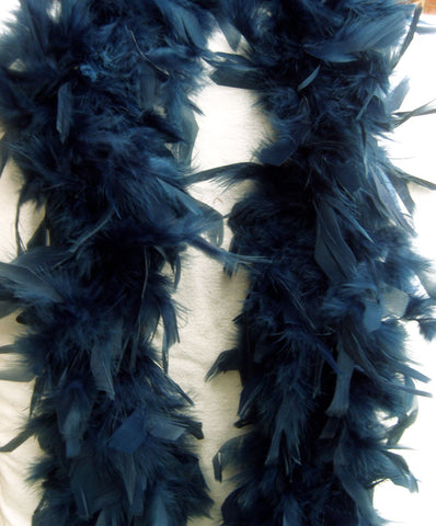 Feather Boa Navy Approx 2 metres Long