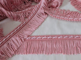 35mm Lampshade and soft furnishing trimming. Pink shades trim with a corded braid. Ribbonmoon trims online shop. Buy by the metre.
