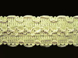FT1358 36mm Ivory Braid Decorated with White and Pearl Cord