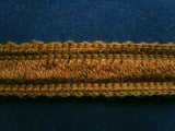 FT1370 17mm Sable Brown Silky Sheen Woven Braid Trim