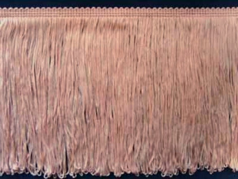 FT666 155mm Light Rose Pink Dense Looped Dress Fringe