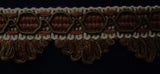 FT338 39mm Natural, Green and Golden Brown Braid Trimming