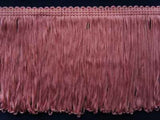 FT985 96mm Dusky Dark Rose Pink Dense Looped Dress Fringe