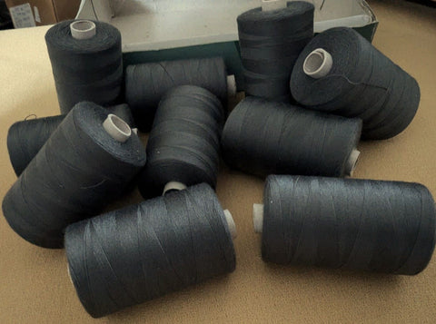 Dark Grey 900 metre Spool, 100% Polyester Sewing Thread