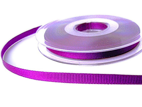 6mm Purple Polyester Grosgrain Ribbon | Berisfords