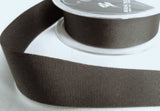 25mm Smoked Grey Grosgrain Ribbon | Berisfords 9720