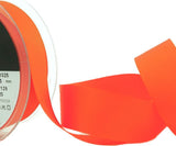 25mm Tango Orange Grosgrain Ribbon | Berisfords 9139