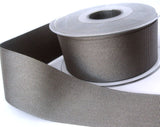 40mm Dark Grey Polyester Grosgrain Ribbon | Berisfords