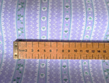 FABRIC17 29cm Vintage Cotton Fabric with a Flowery Design
