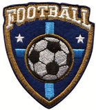 M010 60 x 68mm Football Themed Iron or Sew on Motif Badge