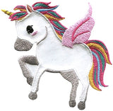 M017 80mm x 75mm Unicorn Iron or Sew on Motif Applique Patch