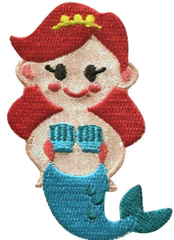 68mm x 48mm Mermaid Design Sew or Iron on Motif