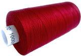 Cardinal Red 4 Coats Moon Spun Polyester Sewing Thread on 1000 yard spool for machine and hand sewing projects.