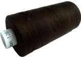 Dark Brown 61 Coats Moon Spun Polyester Sewing Thread on 1000 yard spool for machine and hand sewing projects.