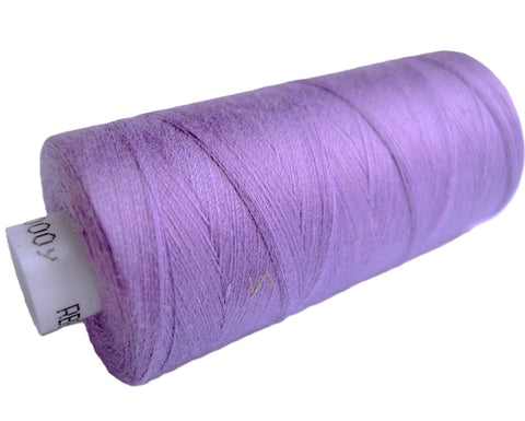 Lilac 219 Coats Moon Spun Polyester Sewing Thread on 1000 yard spool for machine and hand sewing projects.