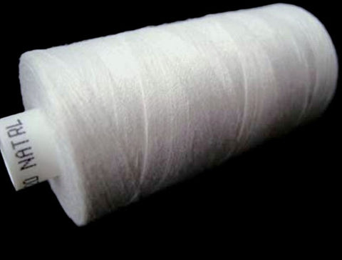 Natural Coats Moon Spun Polyester Sewing Thread on 1000 yard spool for machine and hand sewing projects.