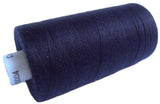 Navy 04 Coats Moon Spun Polyester Sewing Thread on 1000 yard spool for machine and hand sewing projects.