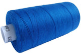 Pale Royal Blue 233 Coats Moon Spun Polyester Sewing Thread on 1000 yard spool for machine and hand sewing projects.