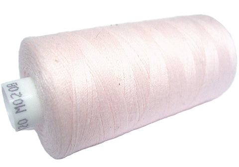 Pink Mist 208 Coats Moon Spun Polyester Sewing Thread on 1000 yard spool for machine and hand sewing projects.