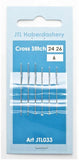 N012 Cross Stitch Hand Sewing Needles Size 24 and 26, 6 Needles