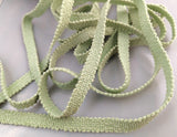 green cotton based braid