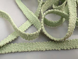 15mm pale green braid trim