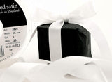 R0163 15mm White Double Face Satin Ribbon by Berisfords