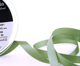 R0502 10mm Khaki Green Double Face Satin Ribbon by Berisfords