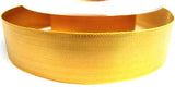 R1476C 25mm Deep Gold Thin Metallic Lurex Ribbon by Berisfords