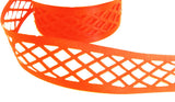 35mm Fluorescent Orange Satin Trellis Ribbon by Berisfords