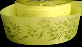 R1783 35mm Tonal Primrose Flowery Woven Jacquard Ribbon