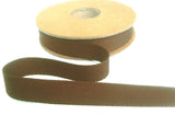 R2000 15mm Choc Brown Rustic Taffeta Seam Binding Ribbon, Berisfords