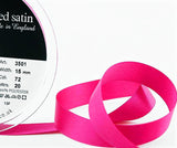 R2400 15mm Shocking Pink Double Face Satin Ribbon by Berisfords