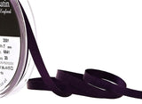 R2645 7mm Blackberry Double Face Satin Ribbon by Berisfords