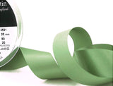 R3045 25mm Khaki Green Double Face Satin Ribbon by Berisfords