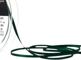 R3104 3mm Forest Green Double Face Satin Ribbon by Berisfords