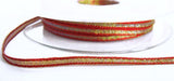 4mm Red & Iridescent Metallic Dazzle Lame Ribbon | Berisfords