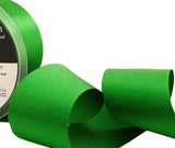 R3653 35mm Emerald Green Double Faced Satin Ribbon by Berisfords