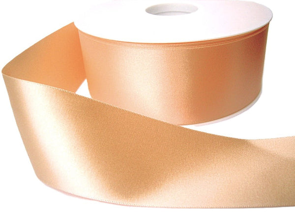 17mm Peach Single Face Satin Ribbon by Berisfords – Ribbonmoon