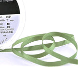 R4016 7mm Khaki Green Double Face Satin Ribbon by Berisfords