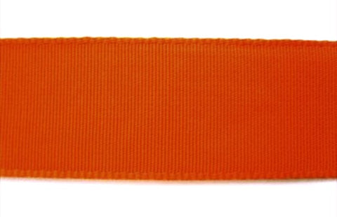 R4937 22mm Deep Orange Taffeta-Seam Binding Ribbon