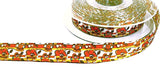 16mm Mixed Colour Flowery Printed Taffeta Ribbon by Berisfords