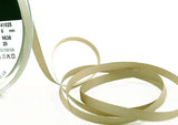 R6540 6mm Bone Beige Polyester Grosgrain Ribbon by Berisfords