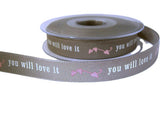 15mm Rustic Charms "You will love it" Printed Ribbon by Berisfords