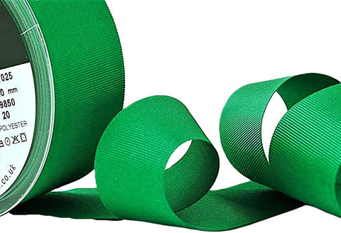 40mm Emerald Green Grosgrain Ribbon | Berisfords 9850