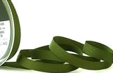 R7675 10mm Moss Green Polyester Grosgrain Ribbon by Berisfords
