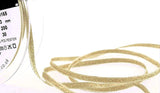 R8529 3mm Gold Metallic Lame Ribbon by Berisfords