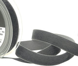 R8602 9mm Dolphin Grey Nylon Velvet Ribbon by Berisfords